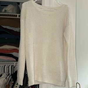 Off white chunky oversized sweater